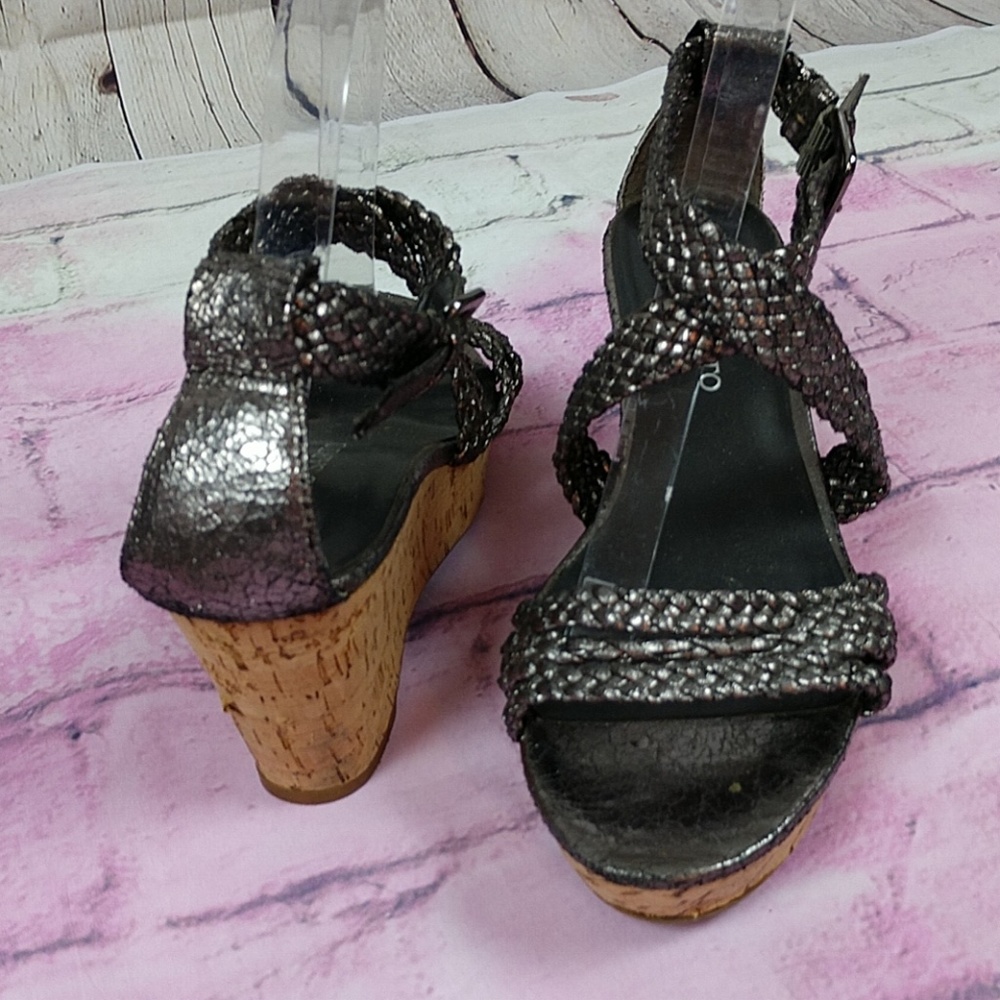 Franco Sarto Cork Wedge size 9